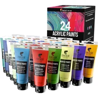 Zenacolor - Set mit 24 Acrylfarben - 24 Tuben
