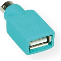 Value Maus Adapter USB A 4polig Buchse/PS/2 6polig Stecker