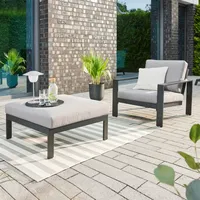 Home Deluxe Sitzgruppe Rio S grau