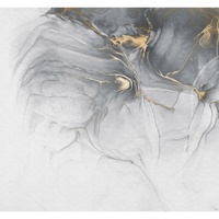 KOMAR Fototapete Ink Gold Fluid 300 x 280 cm