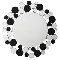Kayoom Wandspiegel Bubble 1925 Silber / Schwarz,