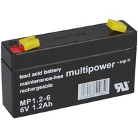 Multipower Blei-Akku MP1,2-6 Pb 6V / 1,2Ah Faston 4,8