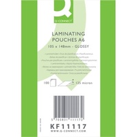 Q-Connect KF01222 Heißlaminier-Folientasche, A7