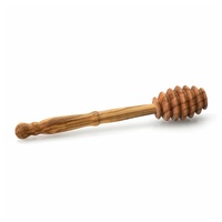 Continenta Honigheber aus Olivenholz Honiglöffel 16 cm