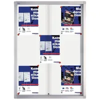 Franken Schaukasten PRO silber 15x DIN A4 117,5 x