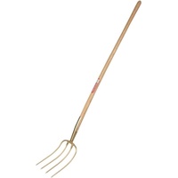 Freund Victoria Dunggabel Erntekönig Zinken-L.310mm 4 Zinken norddeutsch geschmiedet,m.Stiel