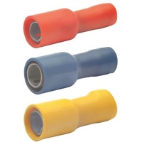 Klauke Rundsteckhülsen, PVC-teilisoliert, 4-6mm2 5 mm, 100 Stück