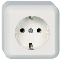 Elso Schuko-Steckdose 16 A Contura Reinweiß 1 St.