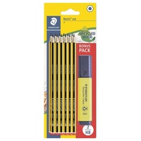 Staedtler 120 BK12P1 HB, Schwarz, Gelb, Hexagonal, PEFC,