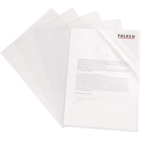 Falken 100 FALKEN Sichthüllen DIN A4 transparent genarbt 0,09