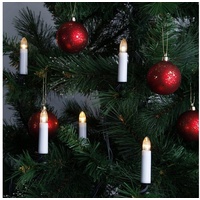 Star Trading LED-Kerzenkette indoor, 25teilig warmwhite Universal-LED-Birnen E10,DoubleWire, 404-95