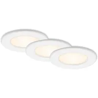 Briloner Brilo LED-Einbauleuchte Thin Weiß