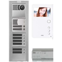 Grothe Video-Türsprechanlage Video Pre Pack 8WE V-2V-MIH-SS2-08WE