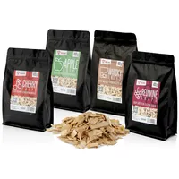 BBQ-Toro Räucherchips Set 4 Sorten 400 g Holz braun