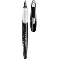 Herlitz my.pen Patronenfüller schwarz/weiß L (Linkshänderfeder)