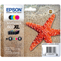 Epson 603XL Seestern CMYK + Alarm