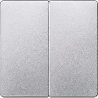 Siemens Serienschalter Delta Aluminium (Metallic) 5TG6245