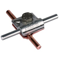 Dehn & Söhne 390657 Zweimetall-MV-Klemme CU-AL fuer RD8/10mm