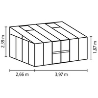 PERGART Helena 10200 Alu ESG 4 mm/Dach HKP 10