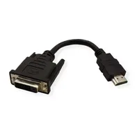 Value HDMI / DVI Adapterkabel HDMI-A Stecker, DVI-D 24+1pol.
