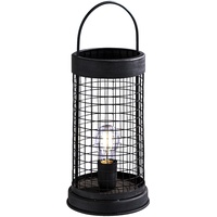 ETC Shop Smart Home Gitter Retro Tisch Leuchte dimmbar