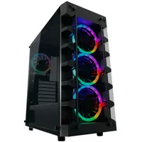 LC-POWER Gaming 709B Solar_System_X, Glasfenster (LC-709B-ON)