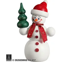 Seiffener Volkskunst eG Seiffener Volkskunst Räuchermann Weihnachtsschneemann
