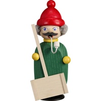 Seiffener Volkskunst eG Seiffener Volkskunst Räuchermann Schneeschipper