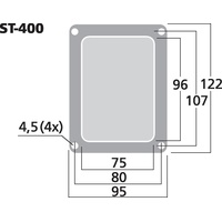 Monacor Lautsprecher-Schraubanschluss ST-400