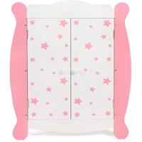 Bayer Chic 2000 CHIC2000 Puppenkleiderschrank Stars pink,