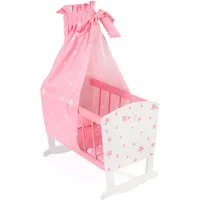Bayer Chic 2000 CHIC2000 Puppenwiege Stars pink, inkl. Himmel,