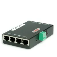 Roline Gigabit Ethernet PoE Injektor, 4 Ports