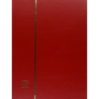 Leuchtturm Briefmarken Einsteckbuch BASIC, 64 schwarze Seiten, Einband unwattiert