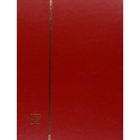 LEUCHTTURM GRUPPE Briefmarken Einsteckbuch BASIC, 64 schwarze Seiten, Einband