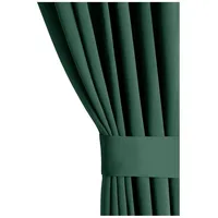 Restilo Blackout Vorhang 140x270 cm dunkelgrün 1 St. Ösenschal