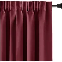 Restilo Blackout Vorhang 140x245 cm weinrot 1 St. Kräuselband
