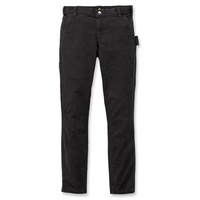CARHARTT Crawford Slim-Fit Textilhose Damen - schwarz, - 10