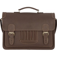 Mika Reed Aktentasche Leder 39 cm braun