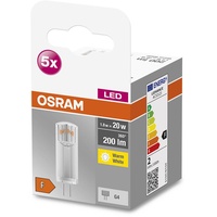 Osram LED-Stiftsockellampe G4/1,8 Watt/Energie F Kunststoff