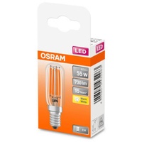 Osram LED Leuchtmittel Star T26 55 klar Kühlschranklampe, E14