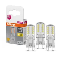 Osram LED-Lampe 4058075450073 2,6 W G9 warmweiß 3 St.
