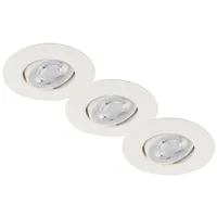 Briloner LED Einbauleuchte Nava Move weiß 3er Set