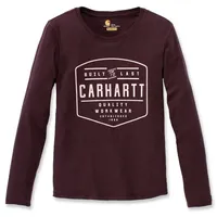 CARHARTT Lockhart Graphic, langarm Shirt, rot, Größe S