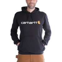 CARHARTT Logo Sweatshirt schwarz, M