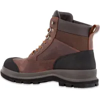 CARHARTT Detroit Rugged Flex® 15 cm hoher S3-Sicherheitsstiefel, Dunkelbraun,