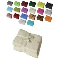 EXKLUSIV HEIMTEXTIL Duschtuch 70 x 140 cm beige 2