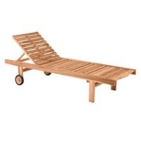 Möbilia Gartenliege Teak 11020011