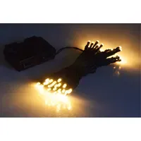 ChiliTec LED Lichterkette 5 m Batterie warmweiß