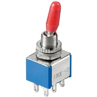 Goobay 10021 Kippschalter Miniatur, 2x EIN – EIN, 6