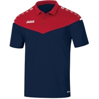 Jako Champ 2.0 Poloshirt marine/chili rot 140